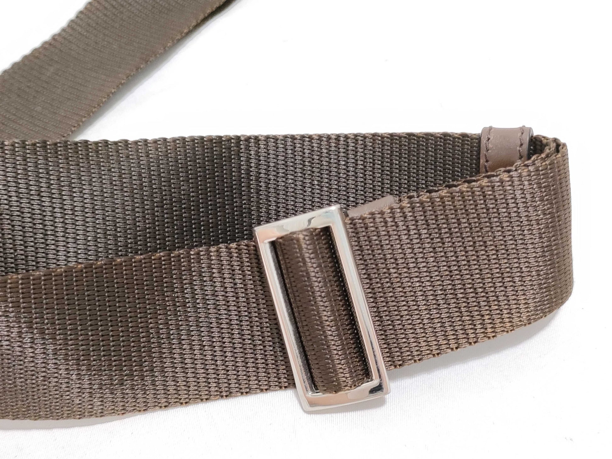 PRADA Nylon Shoulder Bag, Green, Z6398