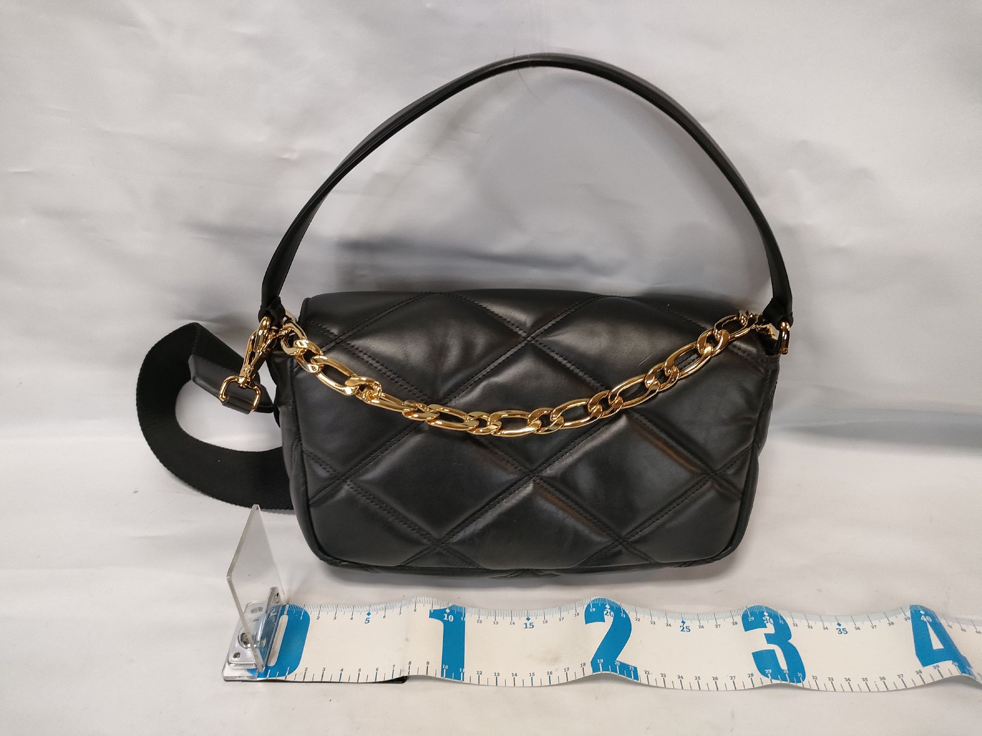 VERSACE Medusa Leather Shoulder Bag