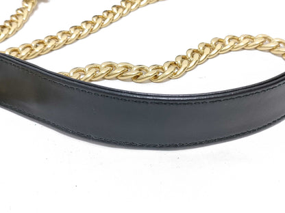 PRADA Diagram Chain Shoulder Bag Crochet Shoulder Bag