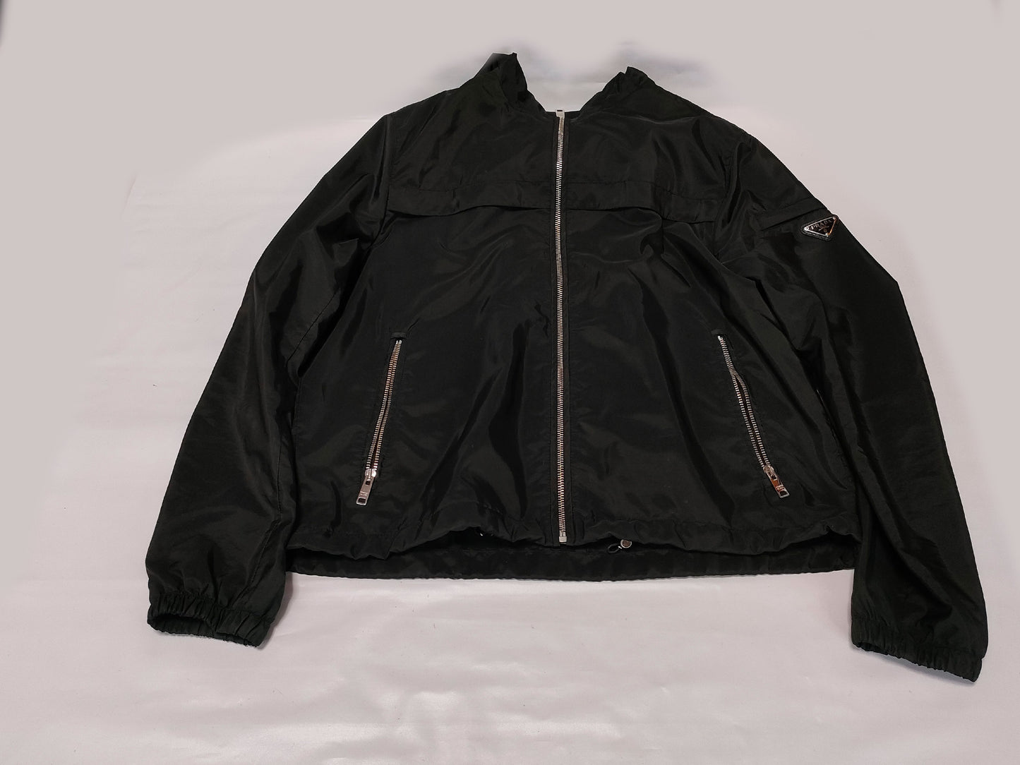PRADA Prada Nylon Jacket with Triangle Logo 50 22 Year Jacket
