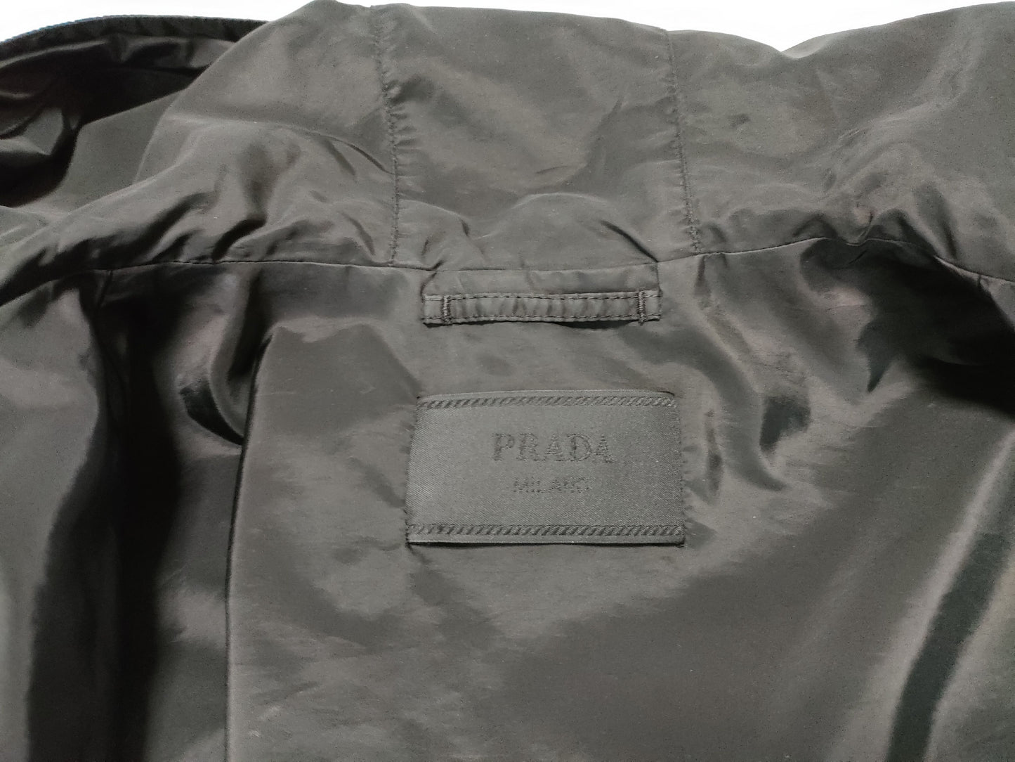 PRADA Prada Nylon Jacket with Triangle Logo 50 22 Year Jacket
