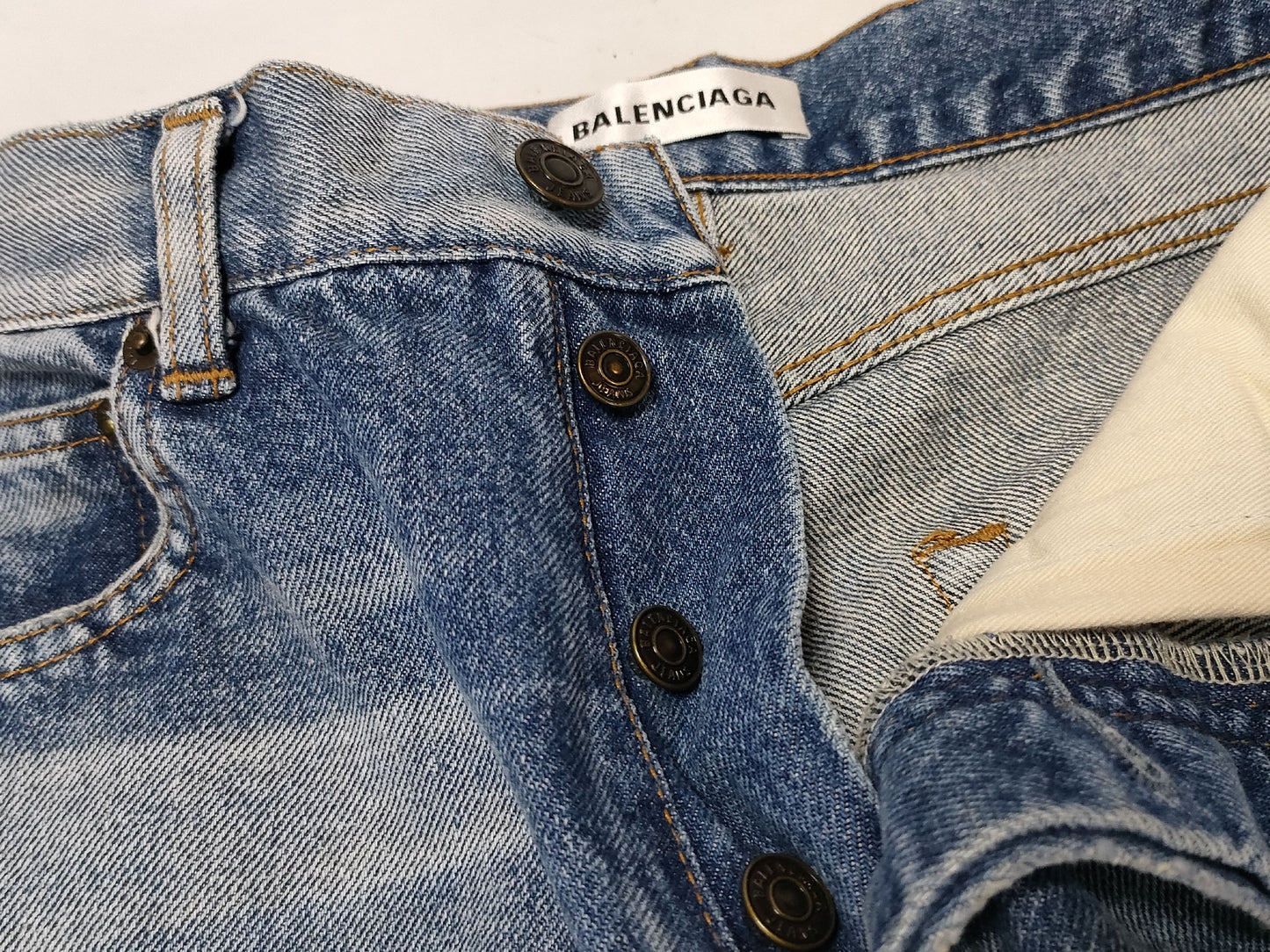 BALENCIAGA Denim Pants, Size 26, 583243