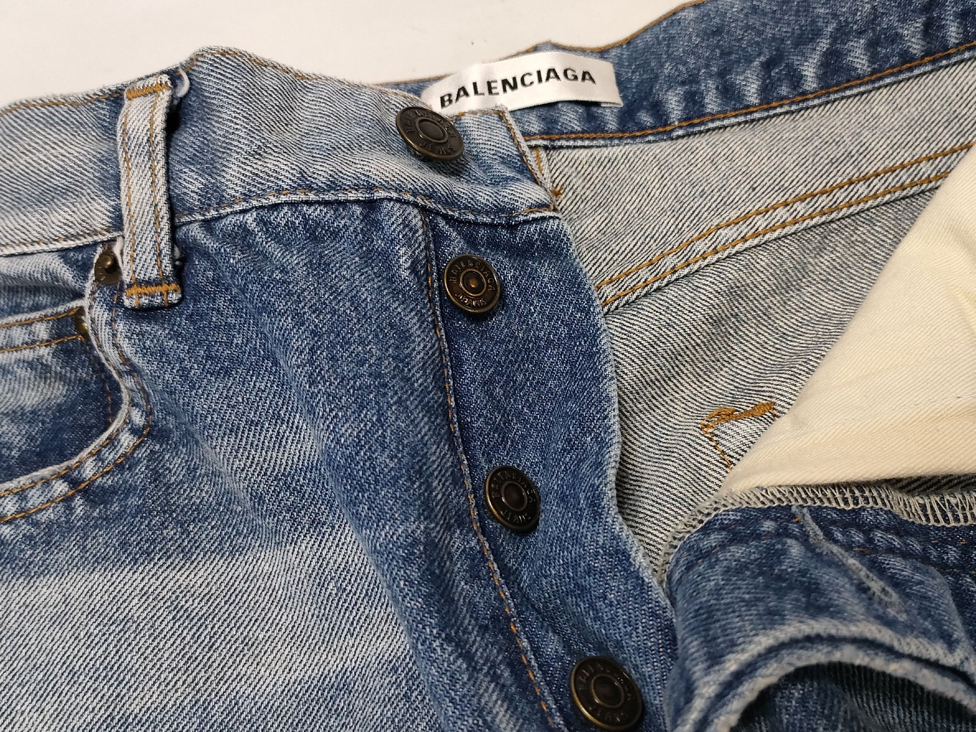 BALENCIAGA Denim Pants, Size 26, 583243