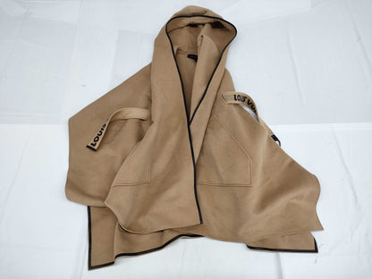 LOUIS VUITTON Cape Beige Size 40 Coat