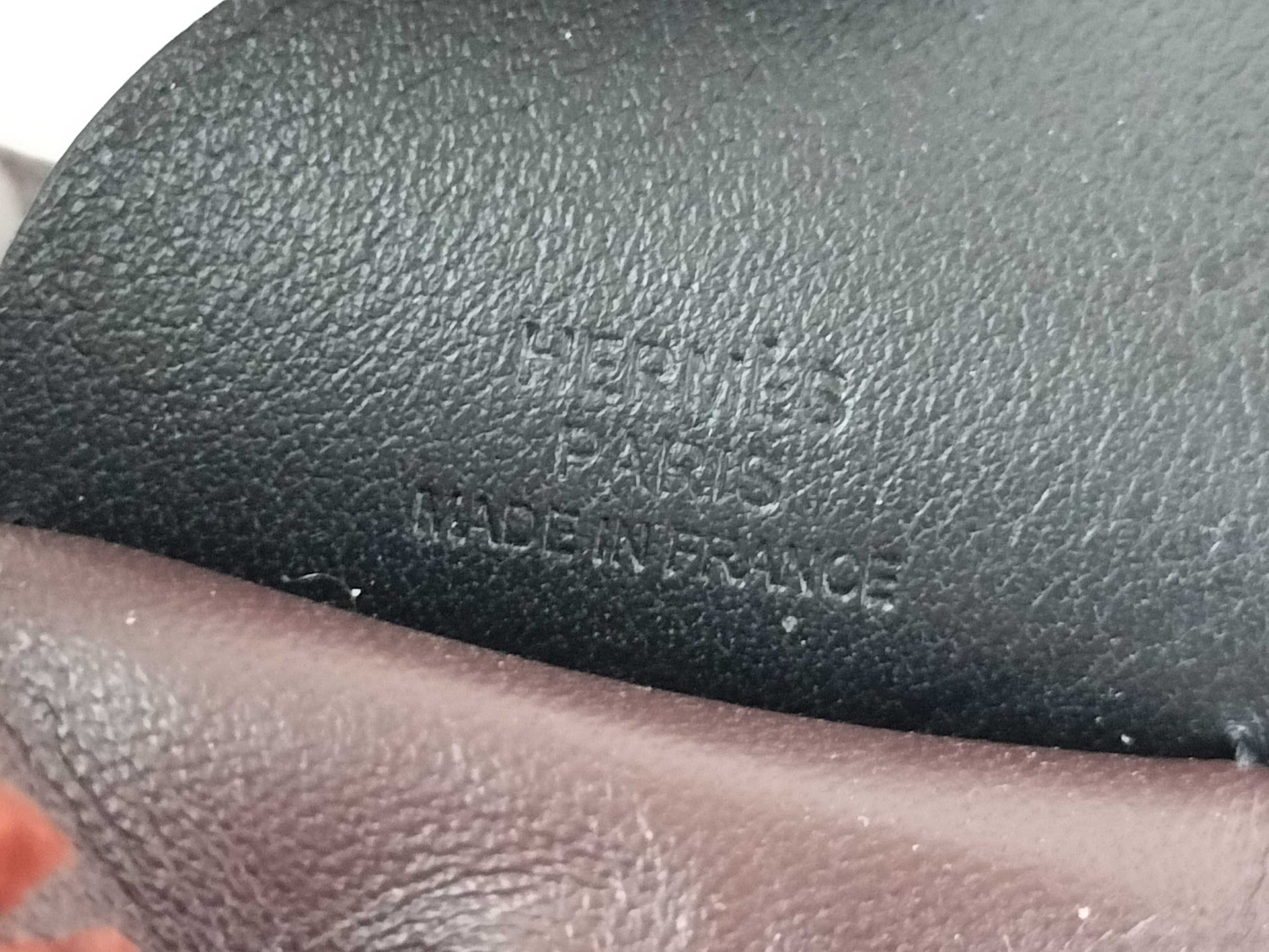 HERMES Rodeo Charm Pegasus MM Rouge Serie Rouge H Black B Engraved Charm