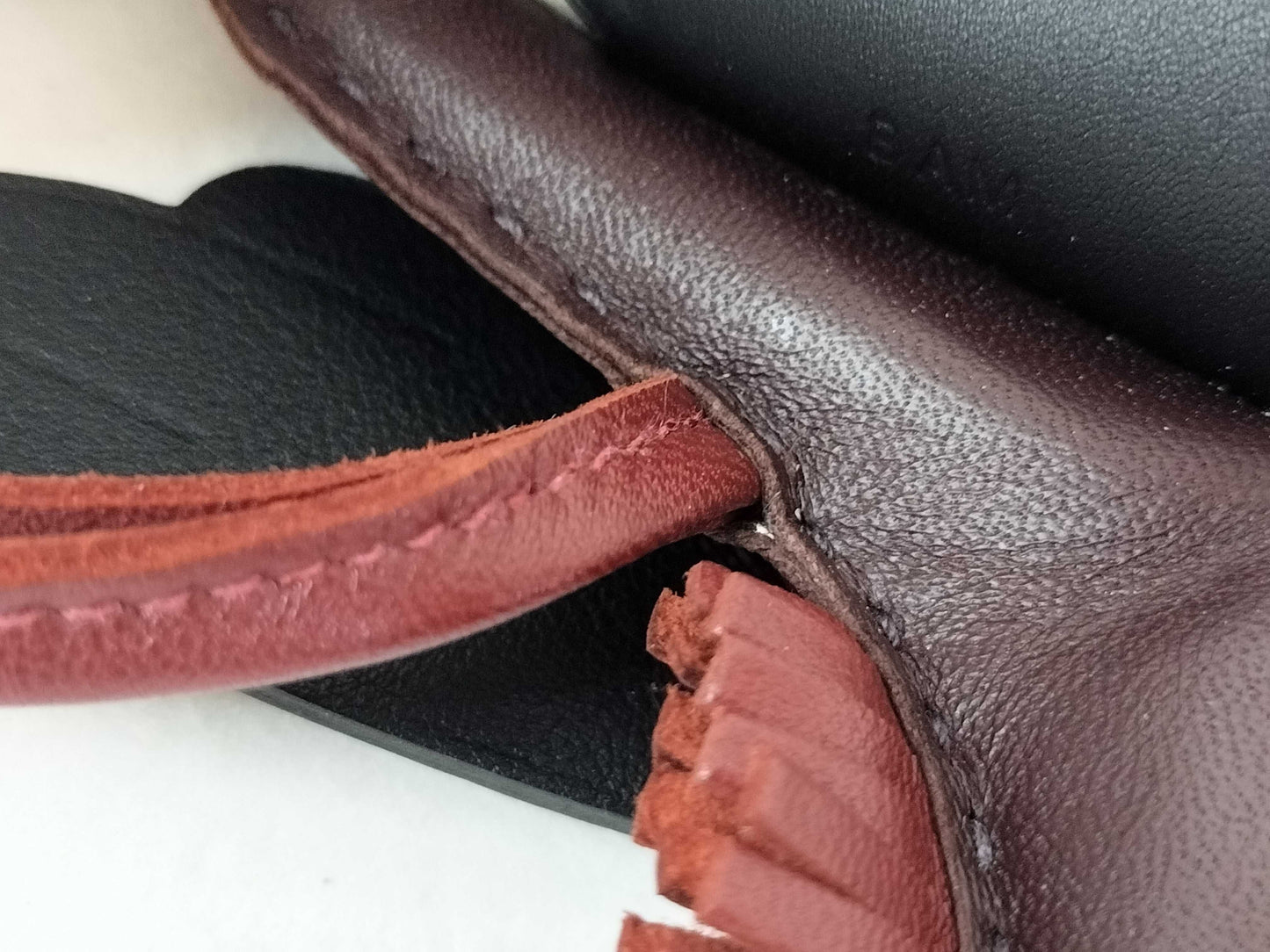 HERMES Rodeo Charm Pegasus MM Rouge Serie Rouge H Black B Engraved Charm