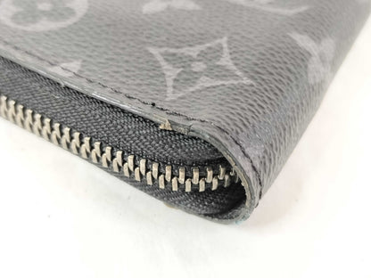 LOUIS VUITTON Monogram Eclipse Zippy Wallet Vertical N62295 IC Activated Wallet