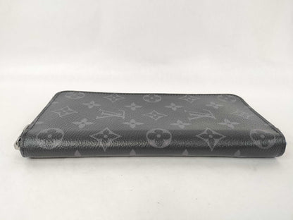 LOUIS VUITTON Monogram Eclipse Zippy Wallet Vertical N62295 IC Activated Wallet