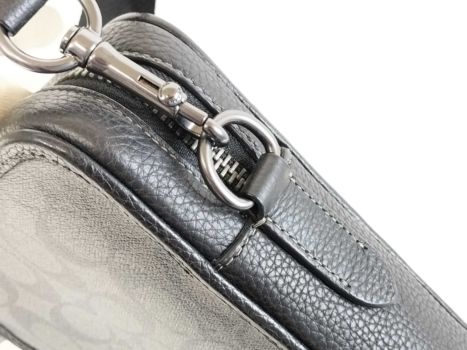 COACH Sullivan Signature Crossbody Shoulder Bag in Leather 