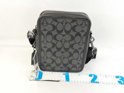 COACH Sullivan Signature Crossbody Shoulder Bag in Leather 