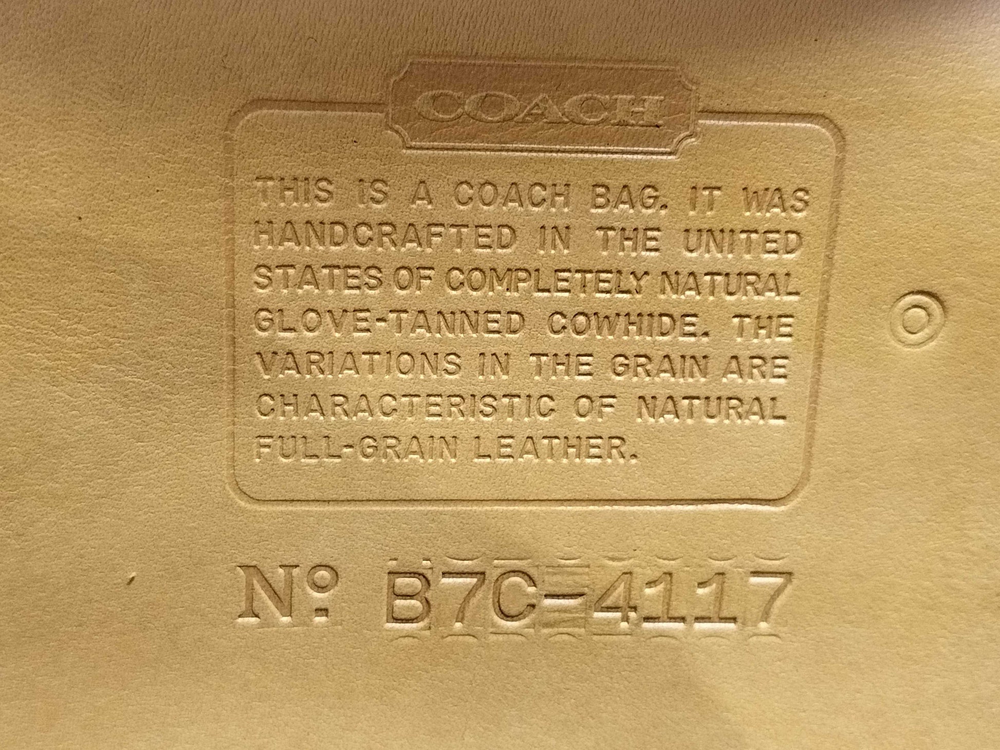 COACH Old Coach Bag Yellow 2-Piece Set 4145 4117 Bag