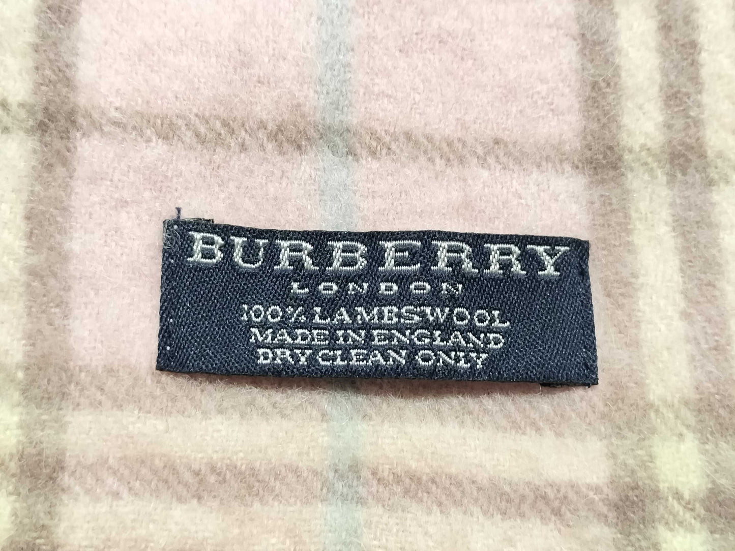 BURBERRY Pink Scarf
