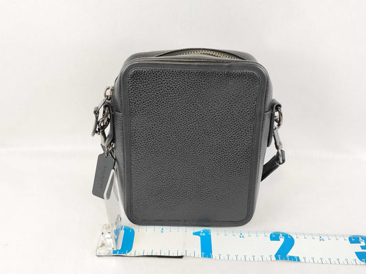 COACH Sullivan Leather Shoulder Bag, Black, Men's, CP178