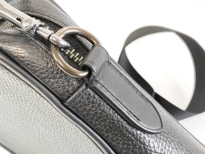 COACH Sullivan Leather Shoulder Bag, Black, Men's, CP178