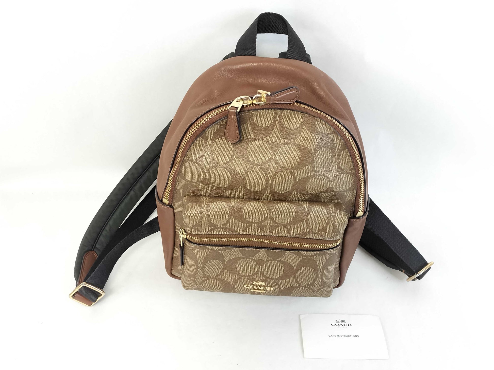 COACH Signature Leather Backpack F58315