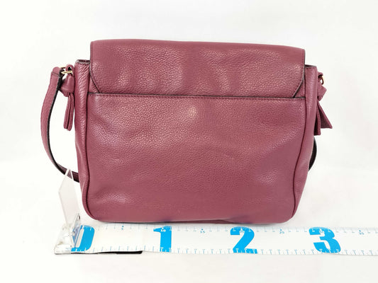 Tory Burch Logo Flap Shoulder Bag Leather Dust Bag Shoulder Bag