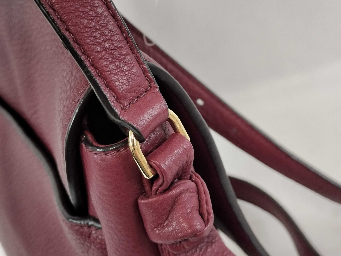 Tory Burch Logo Flap Shoulder Bag Leather Dust Bag Shoulder Bag