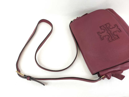 Tory Burch Logo Flap Shoulder Bag Leather Dust Bag Shoulder Bag