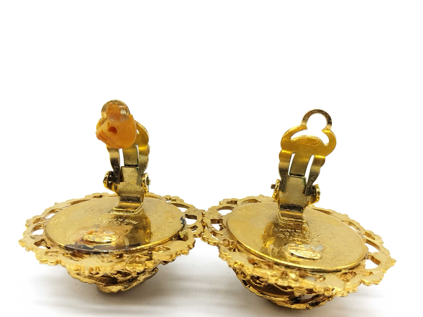 CHANEL Coco Mark Chanel Pearl Coco Earrings 28 Stamped Earrings