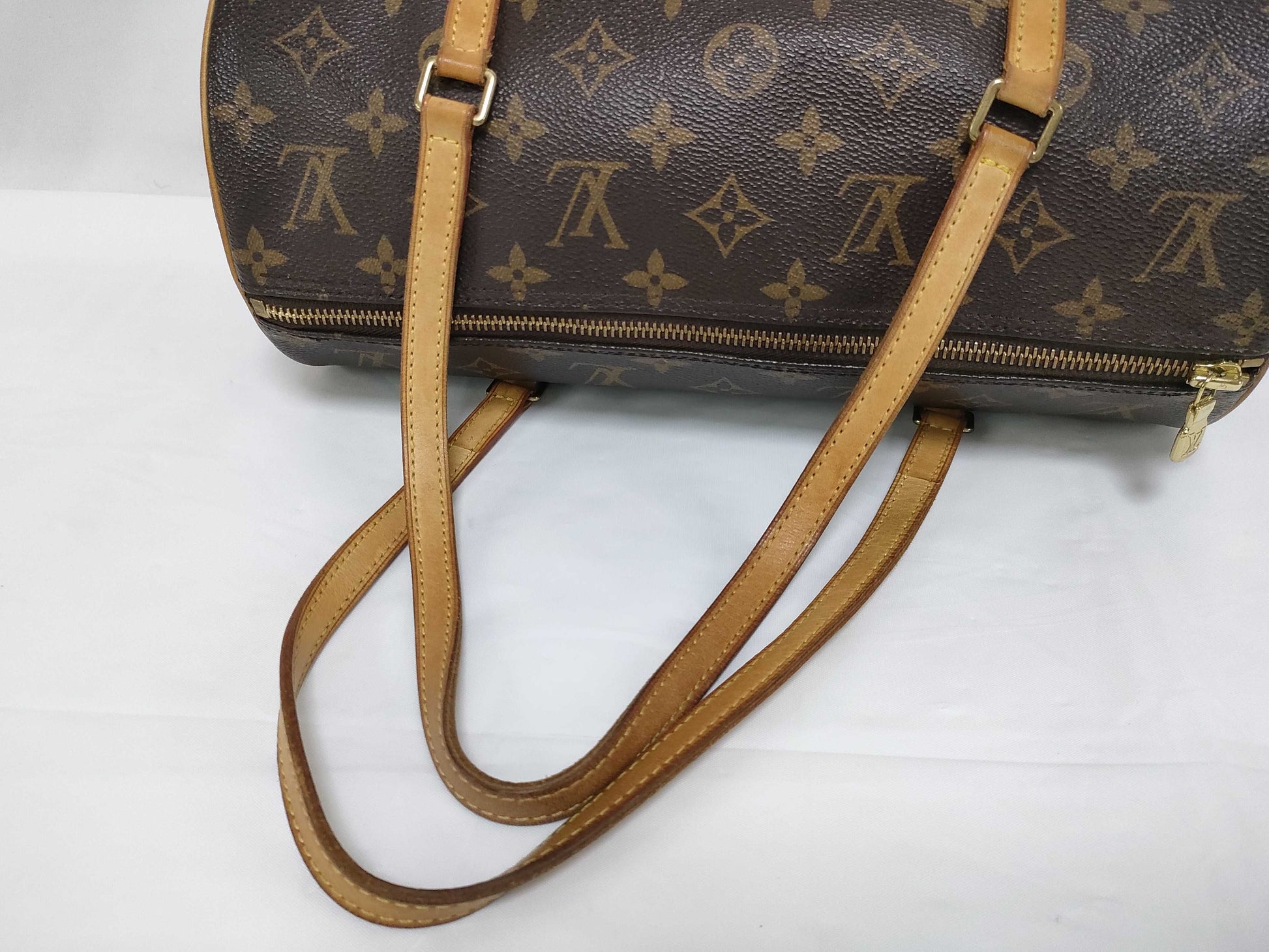 LOUIS VUITTON Monogram Papillon 30 M51385 Handbag with Pouch
