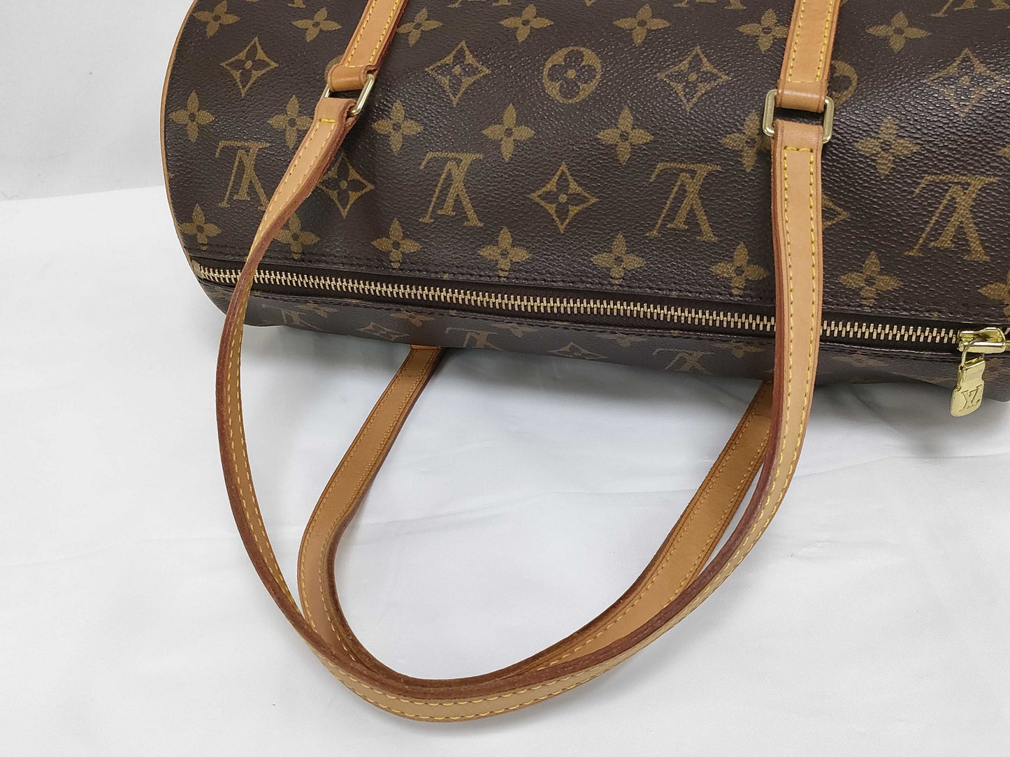 LOUIS VUITTON Monogram Papillon 30 M51385 Handbag with Pouch