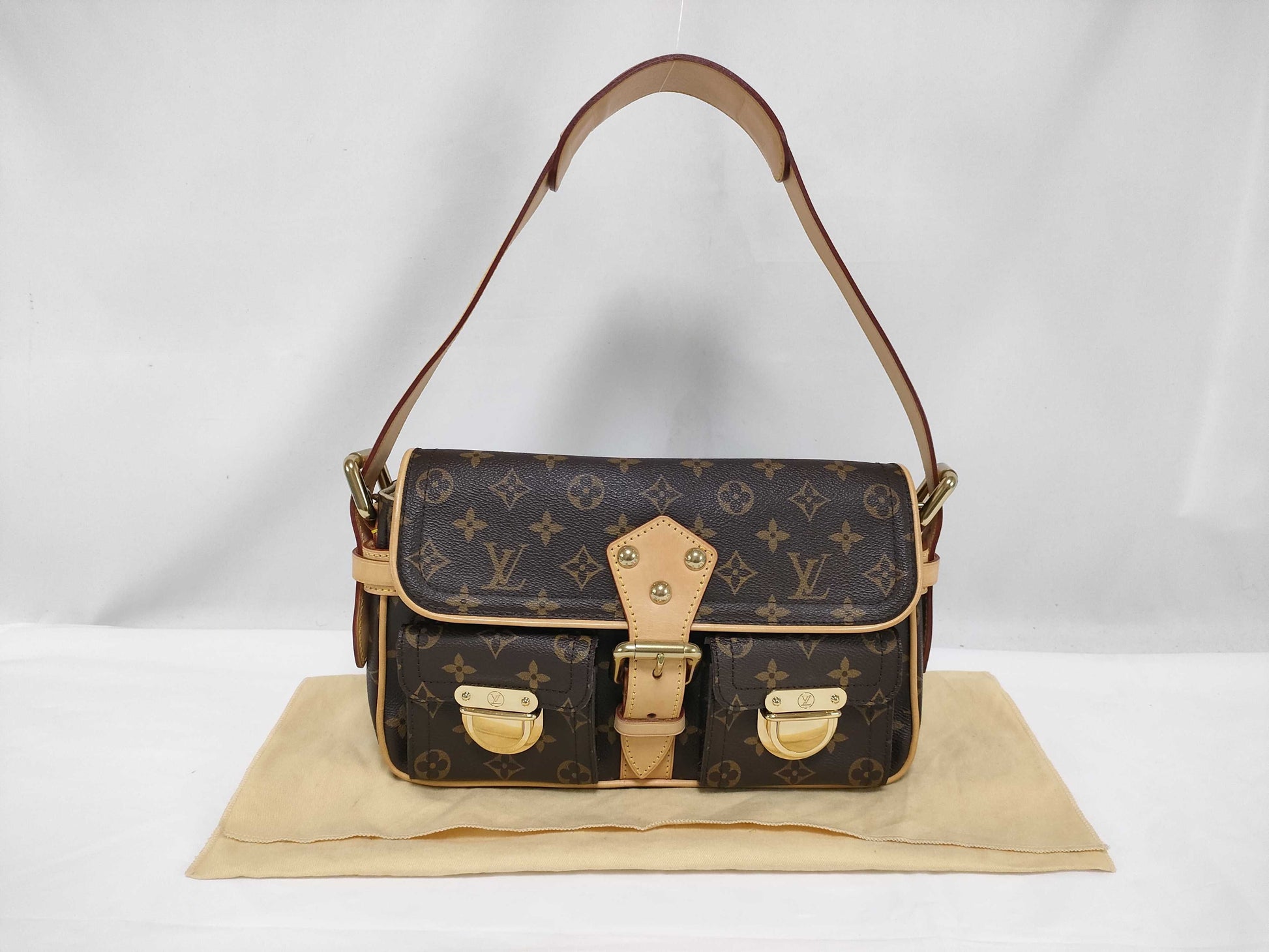 LOUIS VUITTON Monogram Hudson M40027 Handbag
