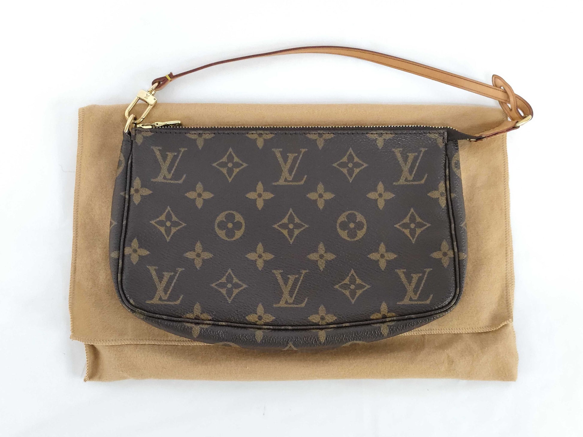 LOUIS VUITTON Monogram Pochette Accessoires M51980 Pouch