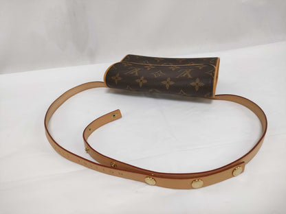 LOUIS VUITTON Monogram Pochette Florentine M51855 Waist Bag