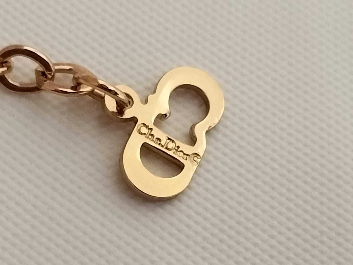 Dior Dior Rhinestone/Heart Necklace Necklace