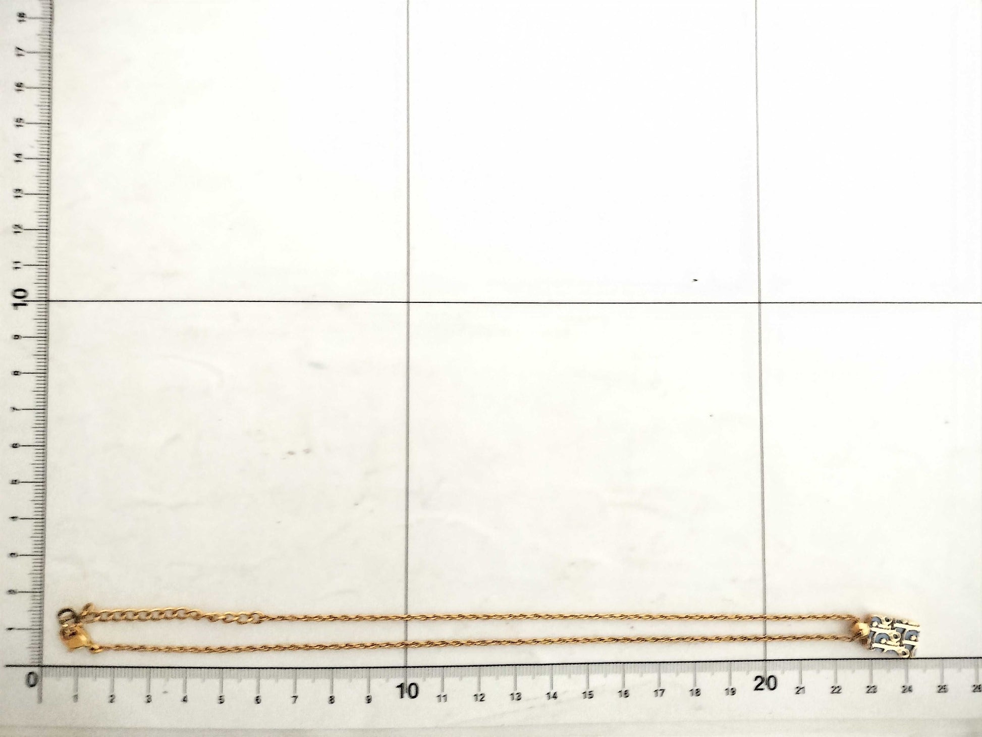 Dior Trotter Reversible Rhinestone Necklace