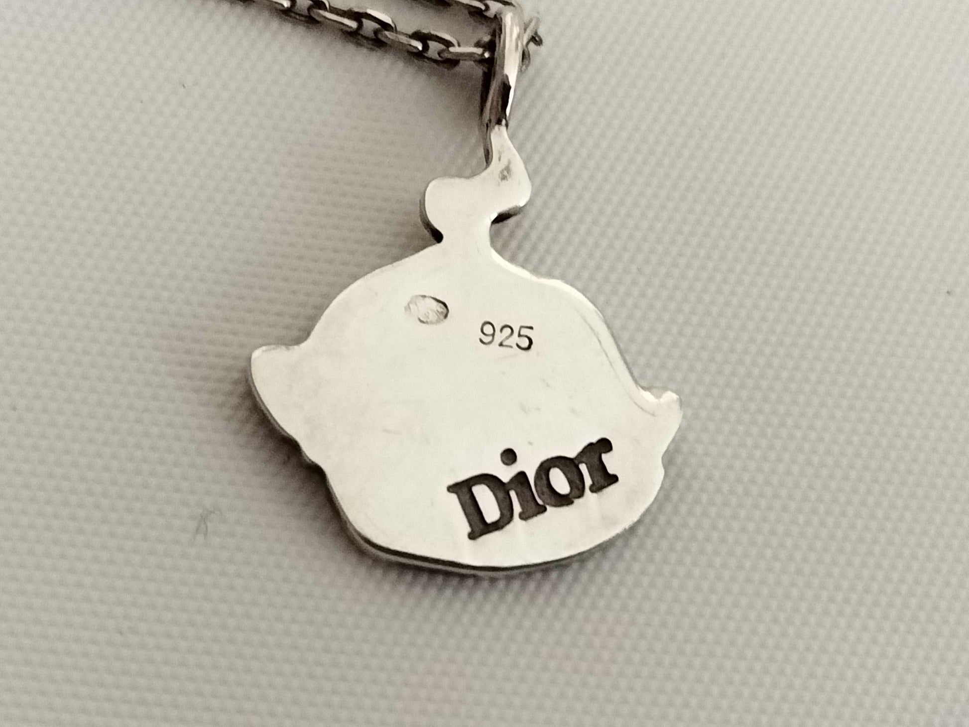 Dior Dior Cartoon Necklace John Galliano Silver 925 Necklace