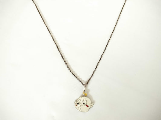 Dior Dior Cartoon Necklace John Galliano Silver 925 Necklace