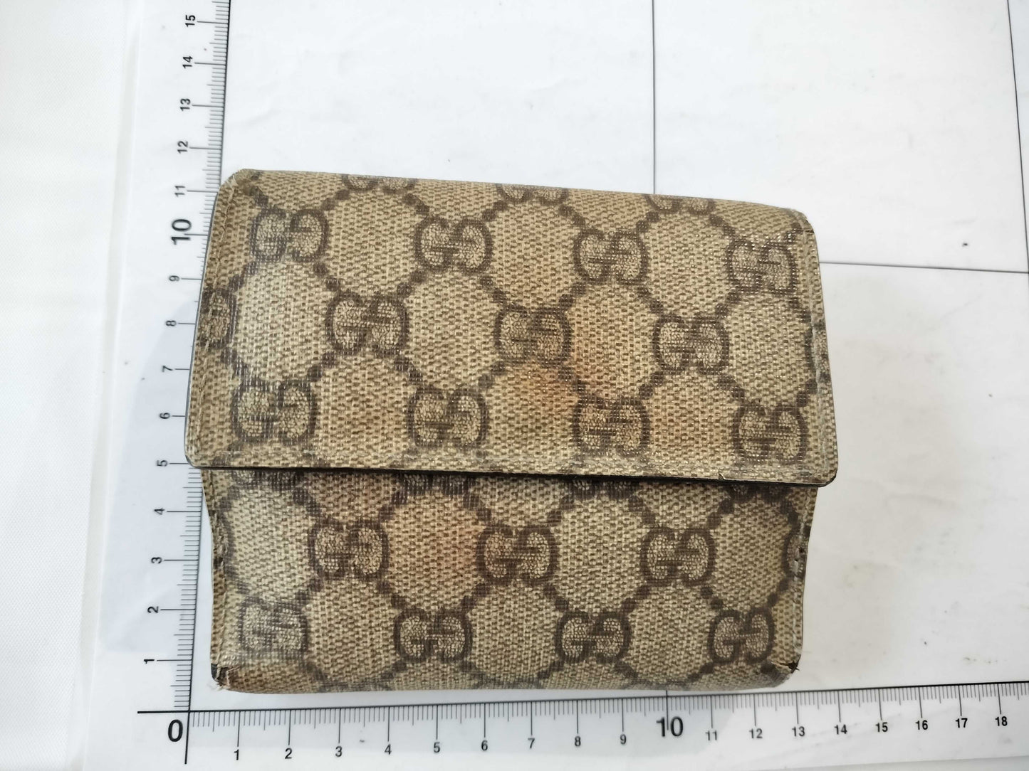 GUCCI GG Supreme Gucci Folding Wallet GG 115052 2888 Wallet