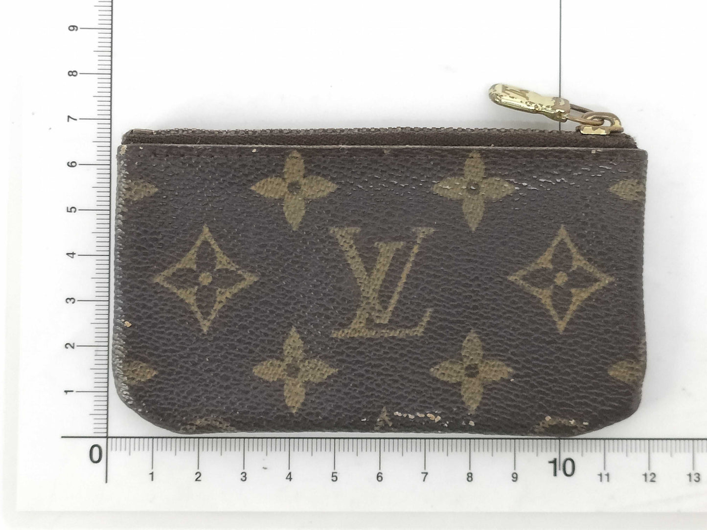 LOUIS VUITTON Monogram Pochette Cle Coin Case Monogram Coin Case