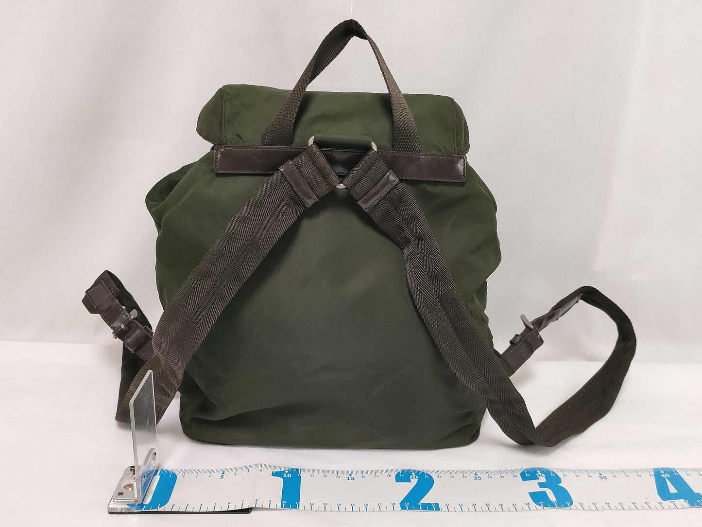 PRADA Nylon Prada Nylon Backpack Green White Tag Size 58 Backpack