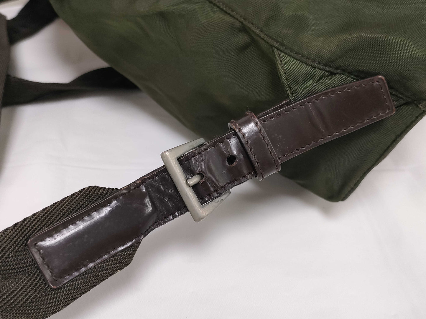 PRADA Nylon Prada Nylon Backpack Green White Tag Size 58 Backpack