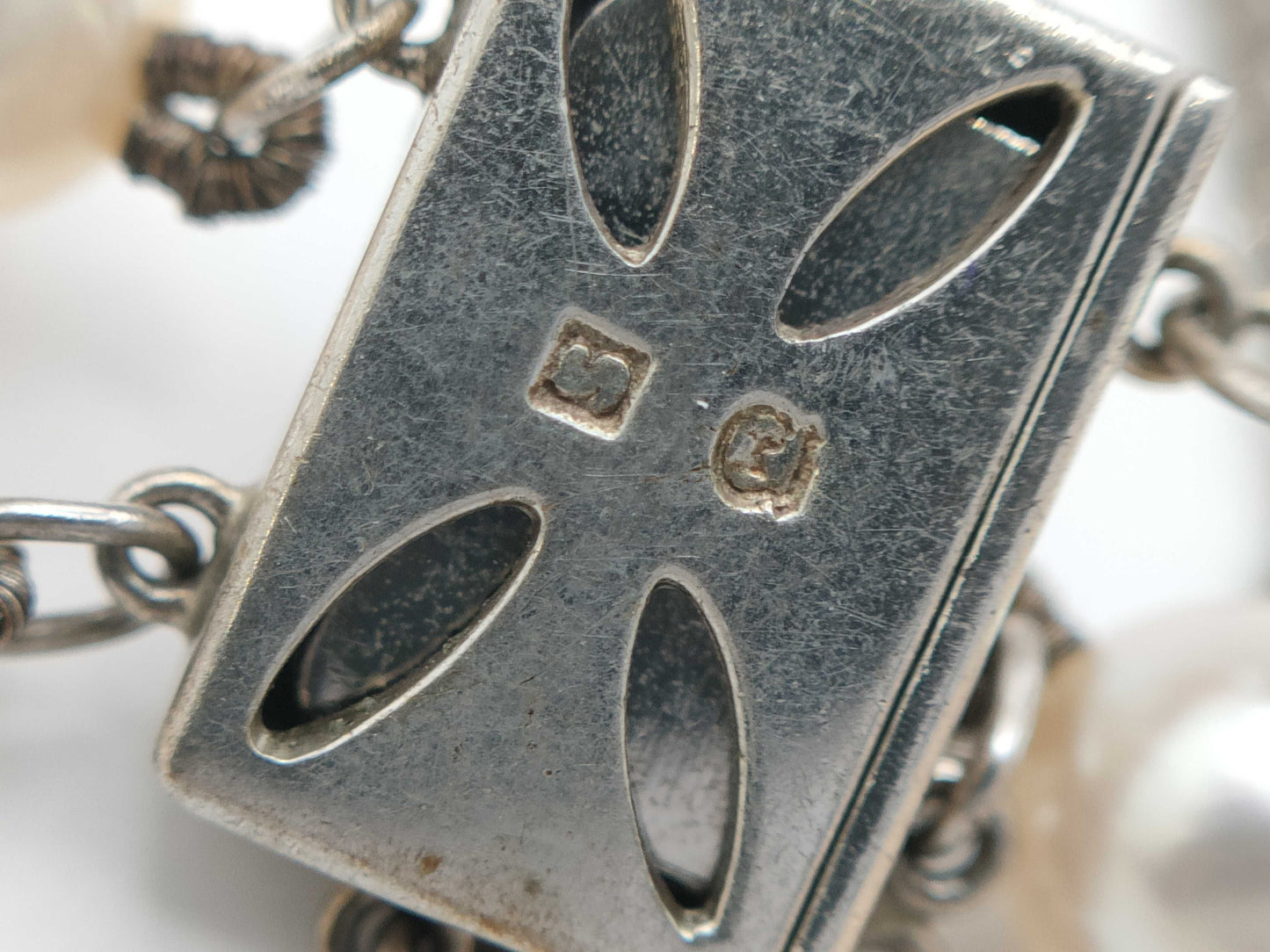 MIKIMOTO Double-Strand Pearl Bracelet/Bangle, Approx. 6.0-6.3mm Diameter, Sterling Silver, 20.7g 