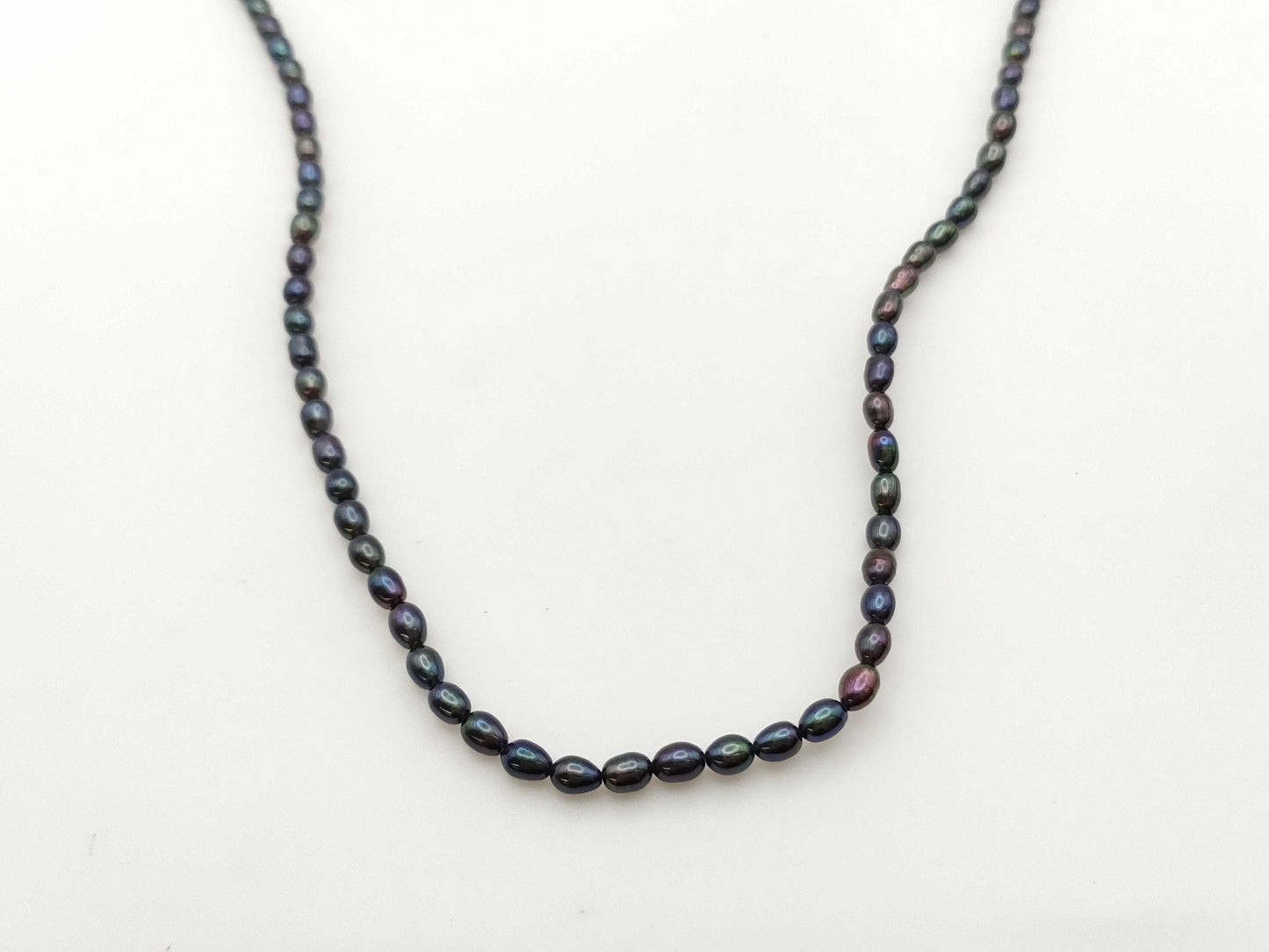 TASAKI Semi-Round Pearl Necklace, Diameter 3.3-3.7mm, 18K Gold, 15.0g 