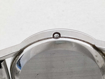 OMEGA De Ville Serial 1387 Stainless Steel/QZ White Dial Non-Working/No Operational Guarantee Women's Watch