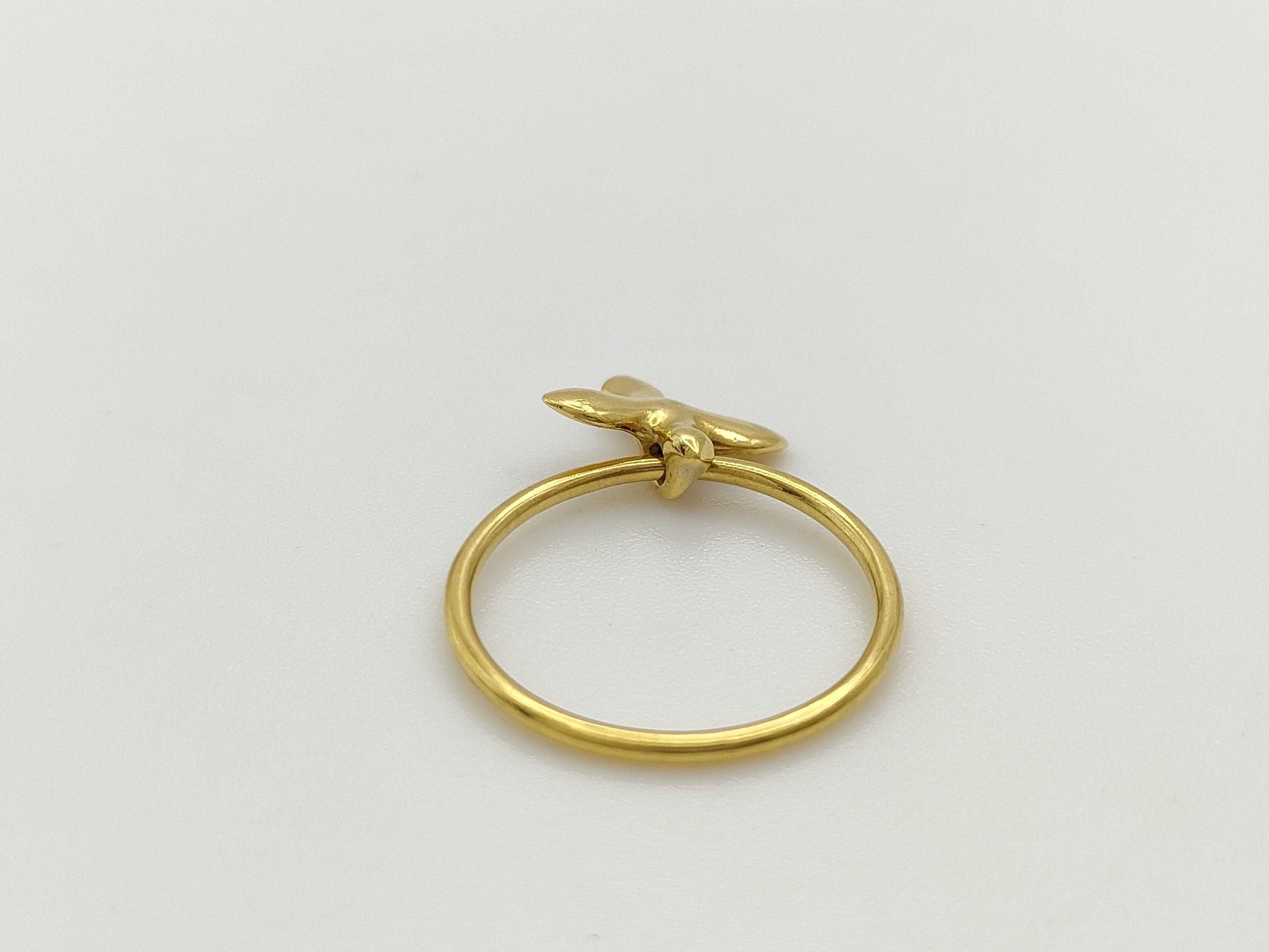 Tiffany & Co. Bird Cross 18K 2.0g Ring 