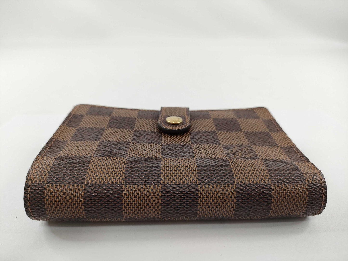 LOUIS VUITTON Damier LV Damier Porte Monnaie Bi-fold Viennois N61664 MI0064 Wallet