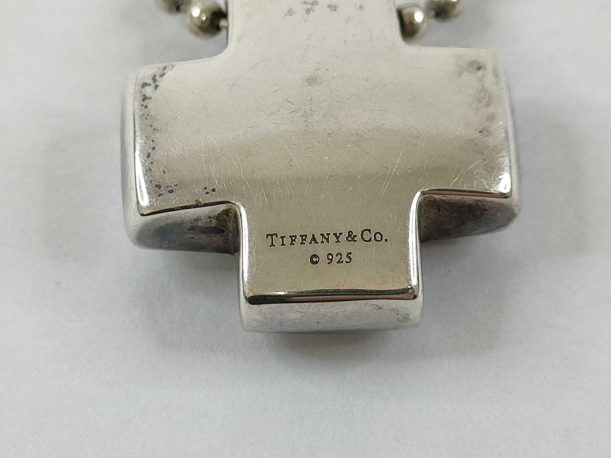 Tiffany & Co. Tiffany Roman Cross Necklace SV925 Silver Necklace