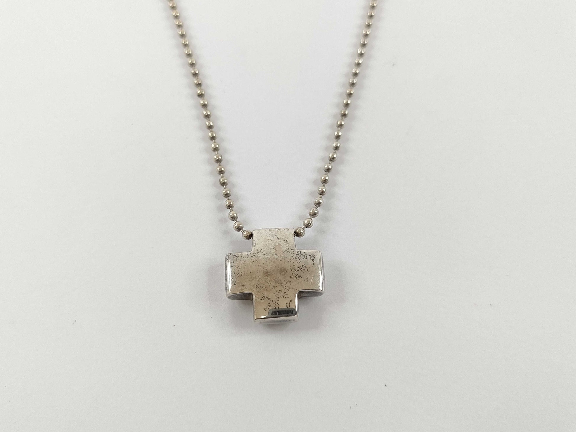Tiffany & Co. Tiffany Roman Cross Necklace SV925 Silver Necklace