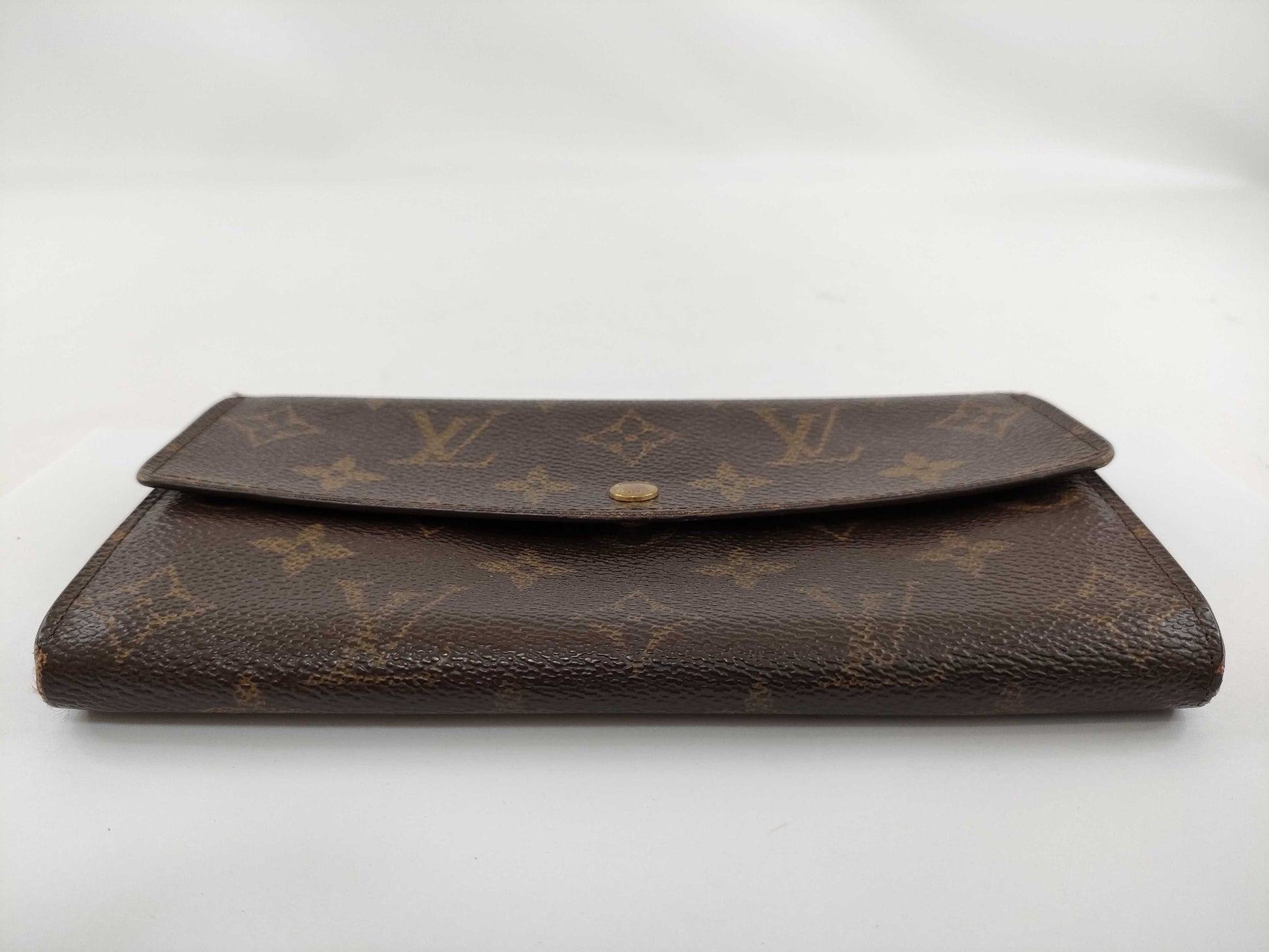 LOUIS VUITTON Monogram LV Monogram Porte Monnaie Credit Wallet M61725 MB0092
