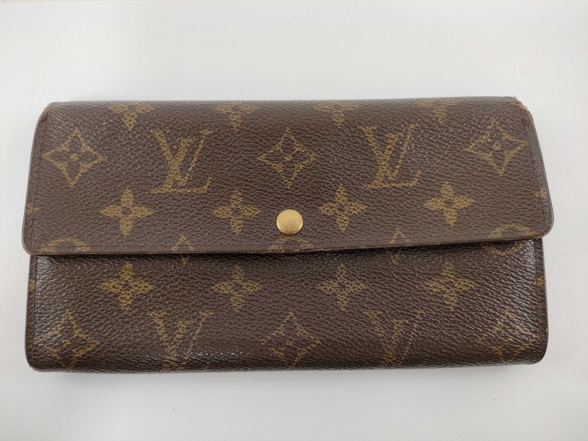 LOUIS VUITTON Monogram LV Monogram Porte Monnaie Credit Wallet M61725 MB0092