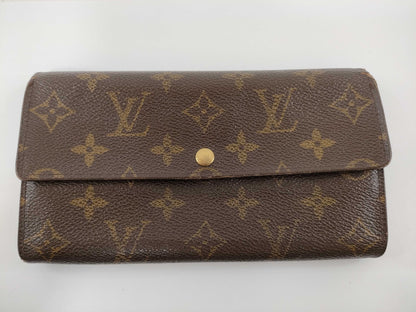 LOUIS VUITTON Monogram LV Monogram Porte Monnaie Credit Wallet M61725 MB0092
