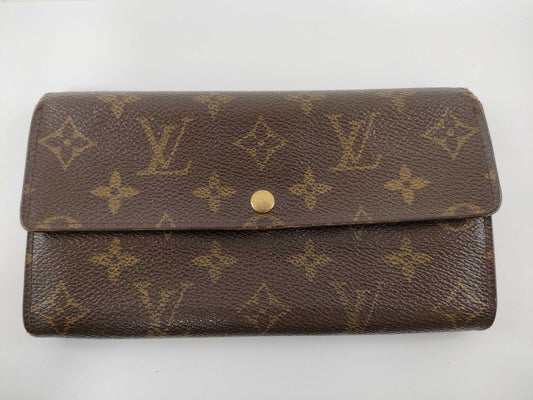 LOUIS VUITTON Monogram LV Monogram Porte Monnaie Credit Wallet M61725 MB0092