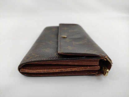 LOUIS VUITTON Monogram LV Monogram Porte Monnaie Credit Wallet M61725 MB0092