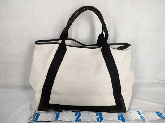 BALENCIAGA Navy Cabas M 339936 Tote Bag
