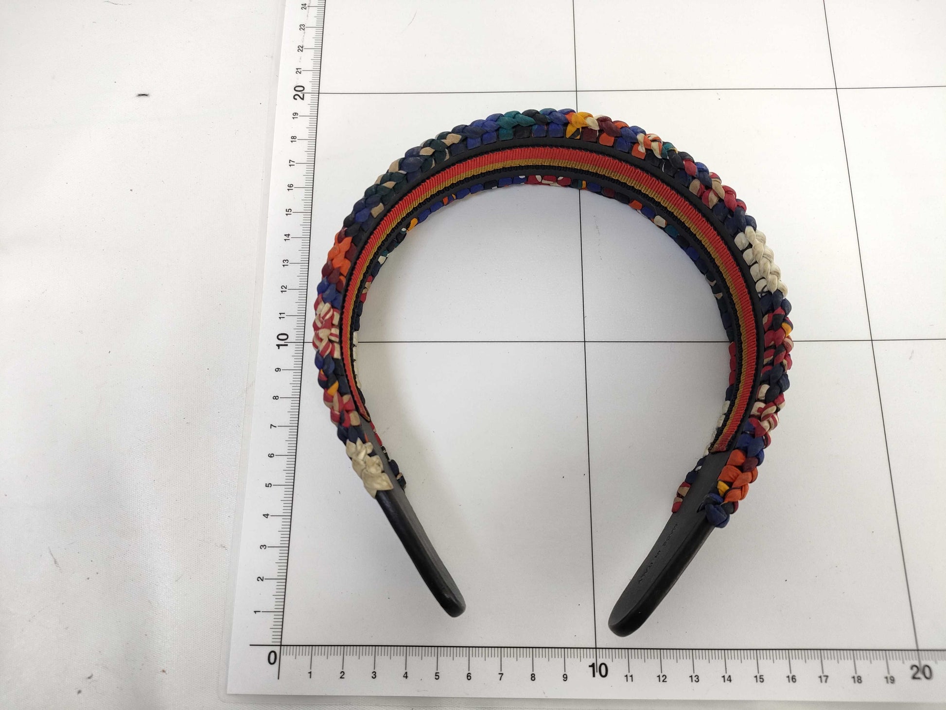 HERMES Headband Multicolor Hair Accessory